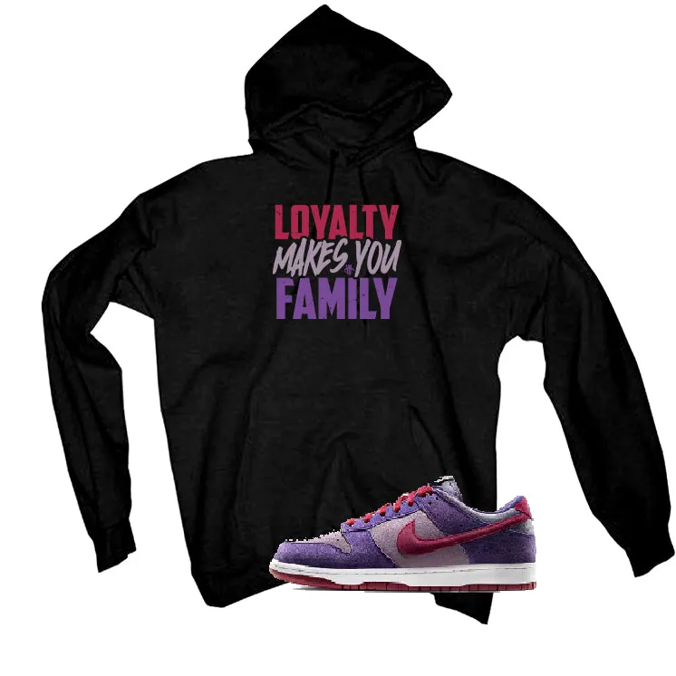 Nike Dunk Low “Plum” | illcurrency Black T-Shirt (Loyalty)