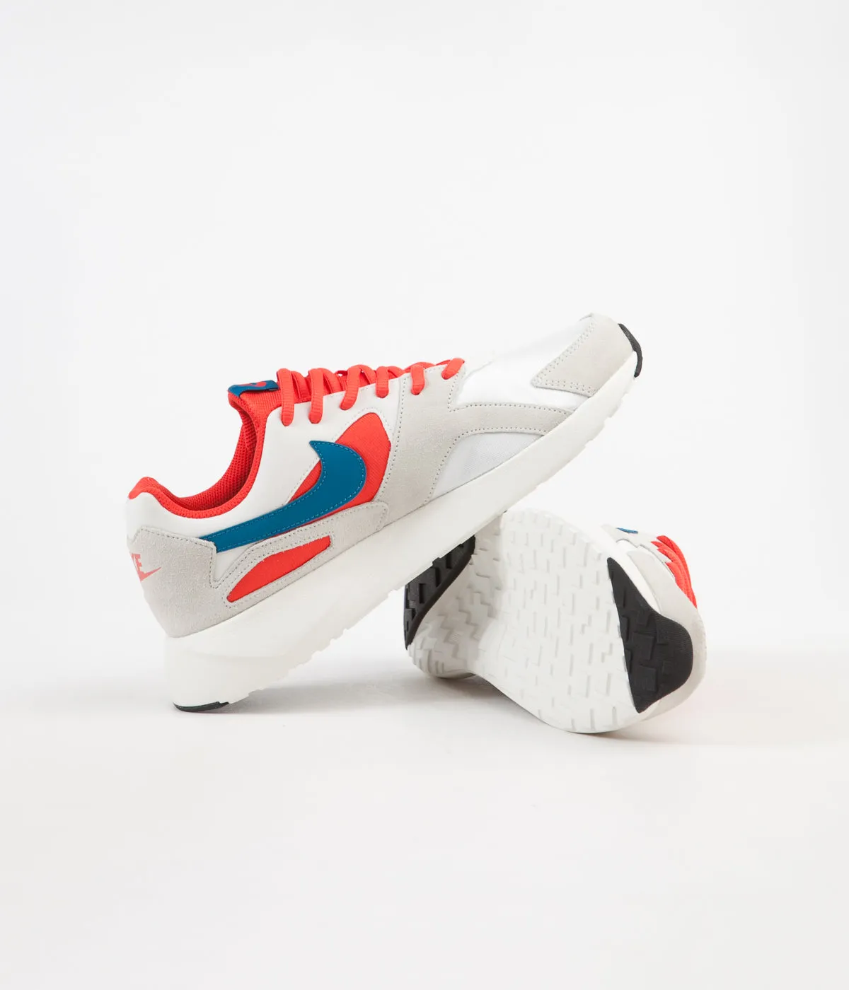 Nike Pantheos Shoes - Summit White / Green Abyss - Habanero Red