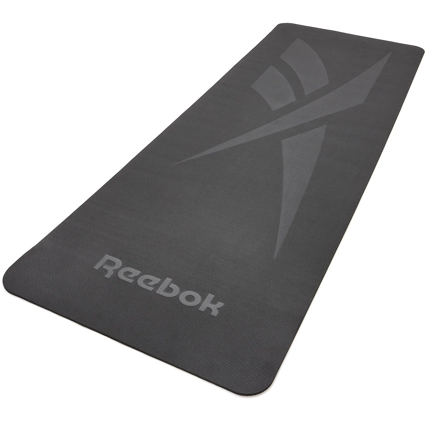 Non-Slip TPE Yoga Mat 5mm, 176x61cm, Black - Reebok