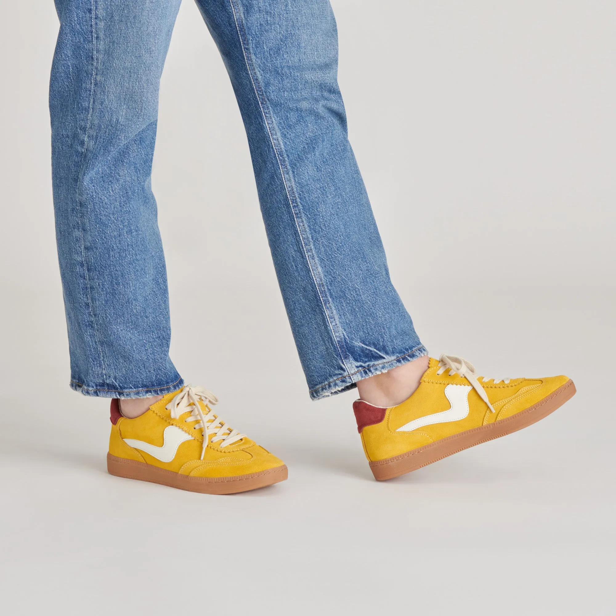 NOTICE SNEAKERS MUSTARD SUEDE