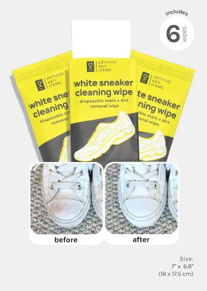 Official Key Items White Sneaker Cleaning Wipes