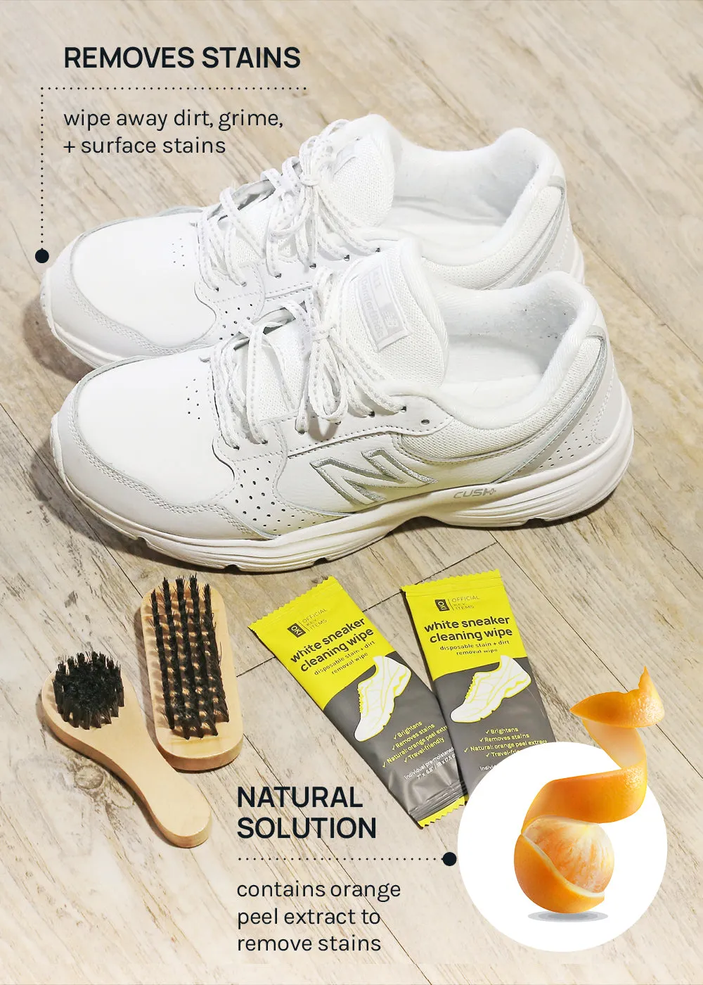 Official Key Items White Sneaker Cleaning Wipes