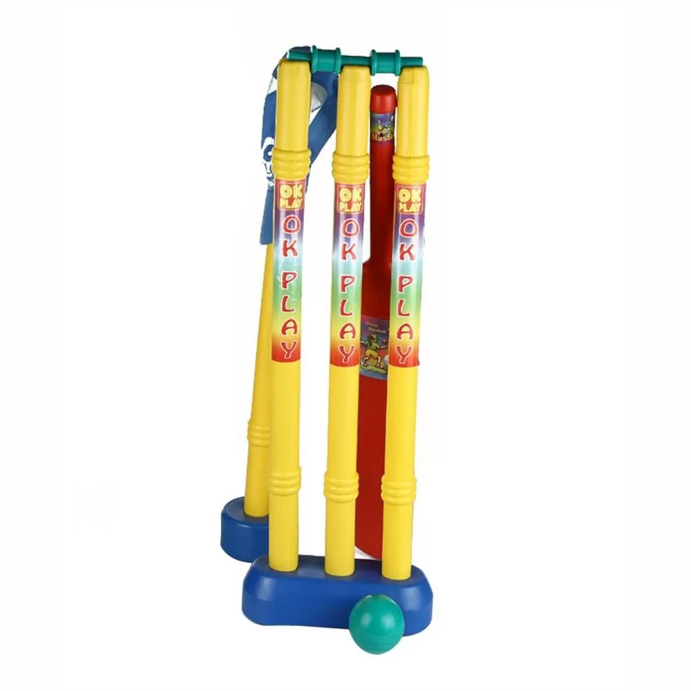 Ok Play World Cup Plastic Cricket Set for kids, Ages 2 to 4 years