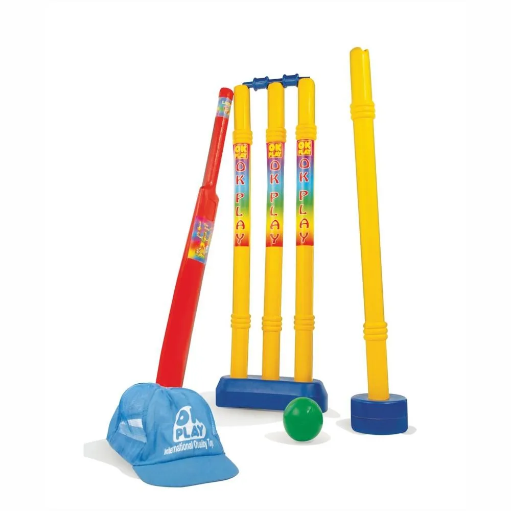 Ok Play World Cup Plastic Cricket Set for kids, Ages 2 to 4 years