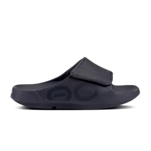 'OOFOS' Unisex OOahh Sport Flex Slide - Black Matte