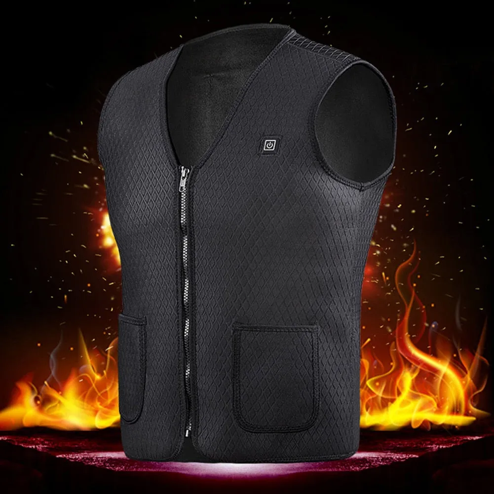 Outdoor Riding Skiing Fishing Electric Heated Vest | Brodtica.com