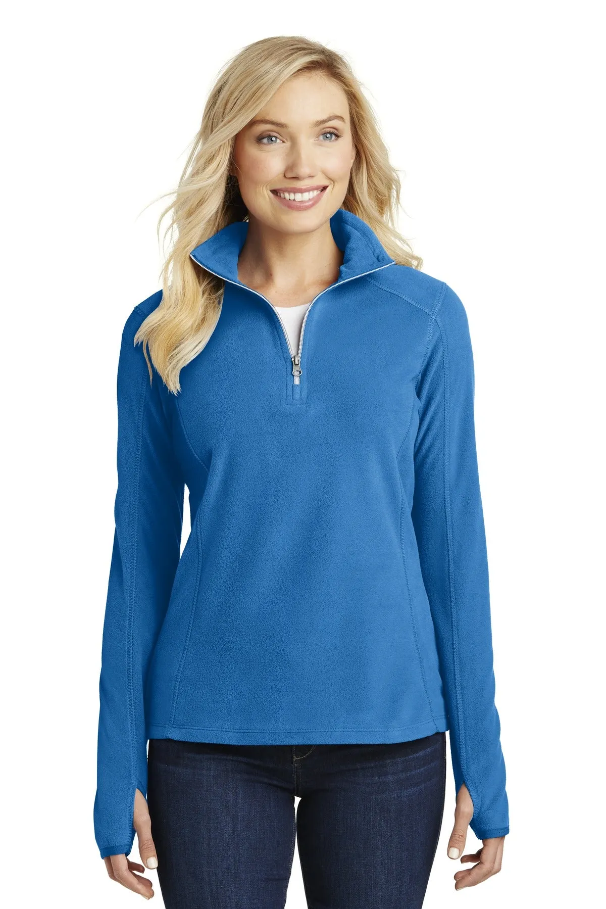 Port Authority® Ladies Microfleece 1/2-Zip Pullover. L224