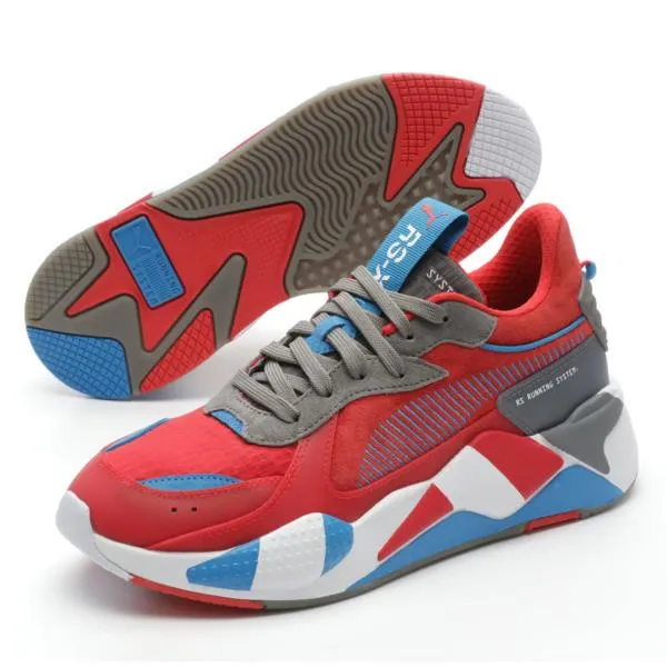 PUMA - Men - RS-X Retro - Red/Grey/Blue