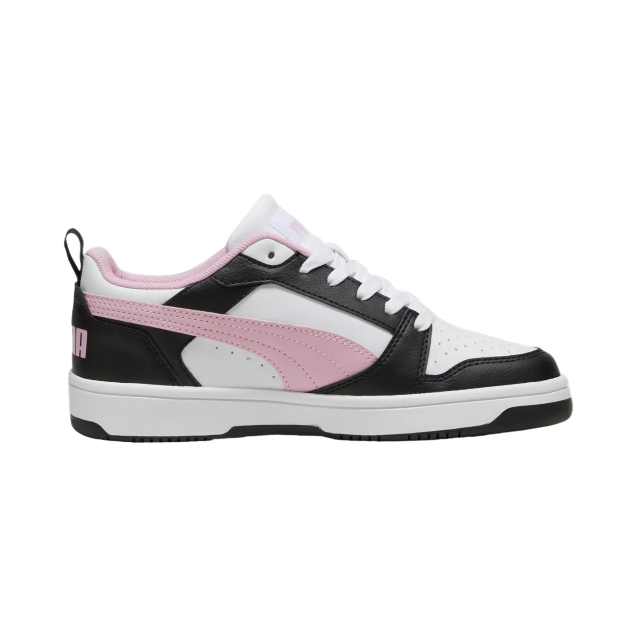 Puma scarpa sneakers da donna Rebound v6 Low 392328-19 bianco-nero-rosa