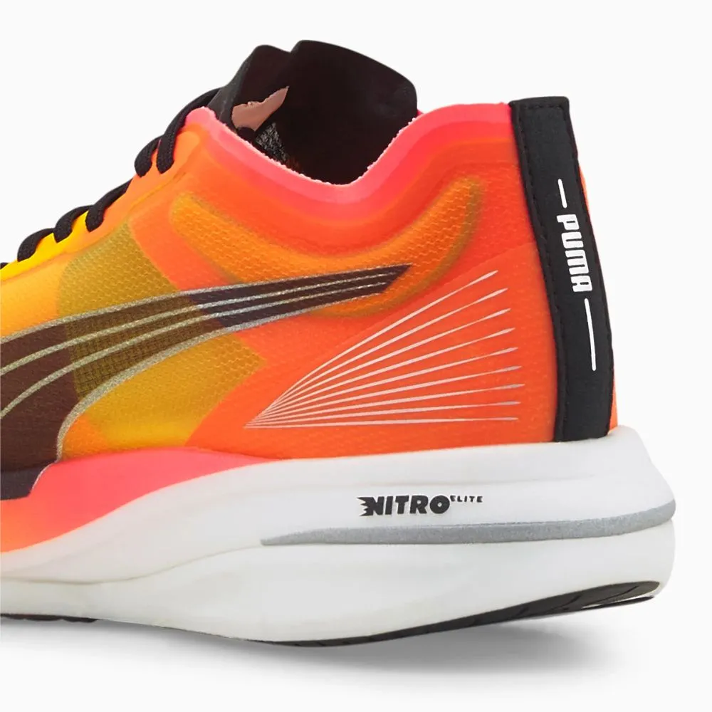 Puma Women  Deviate Nitro Elite Fireglow Running Shoe