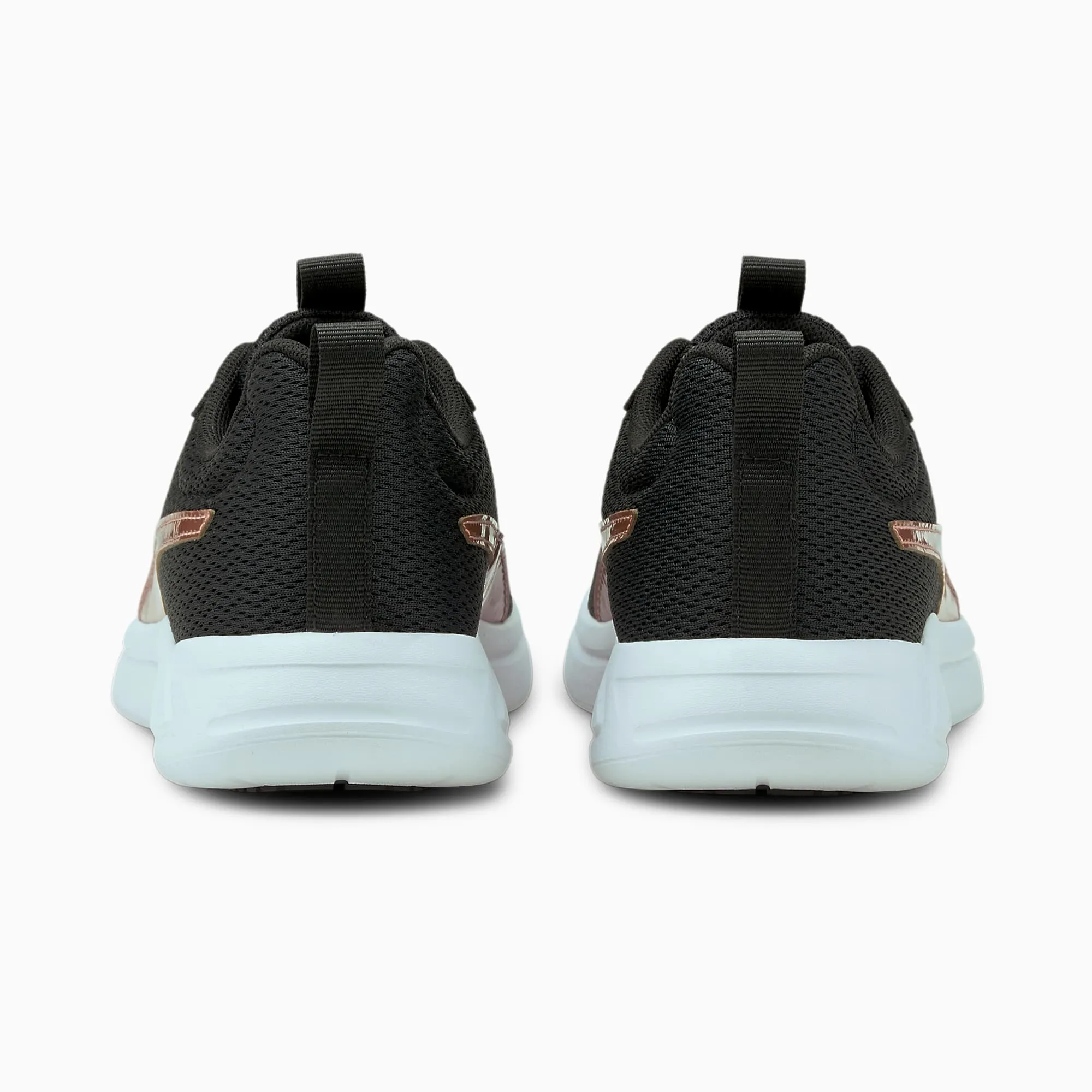 PUMA WOMENS RESOLVE METALLIC - PUMA BLACK/ROSE GOLD