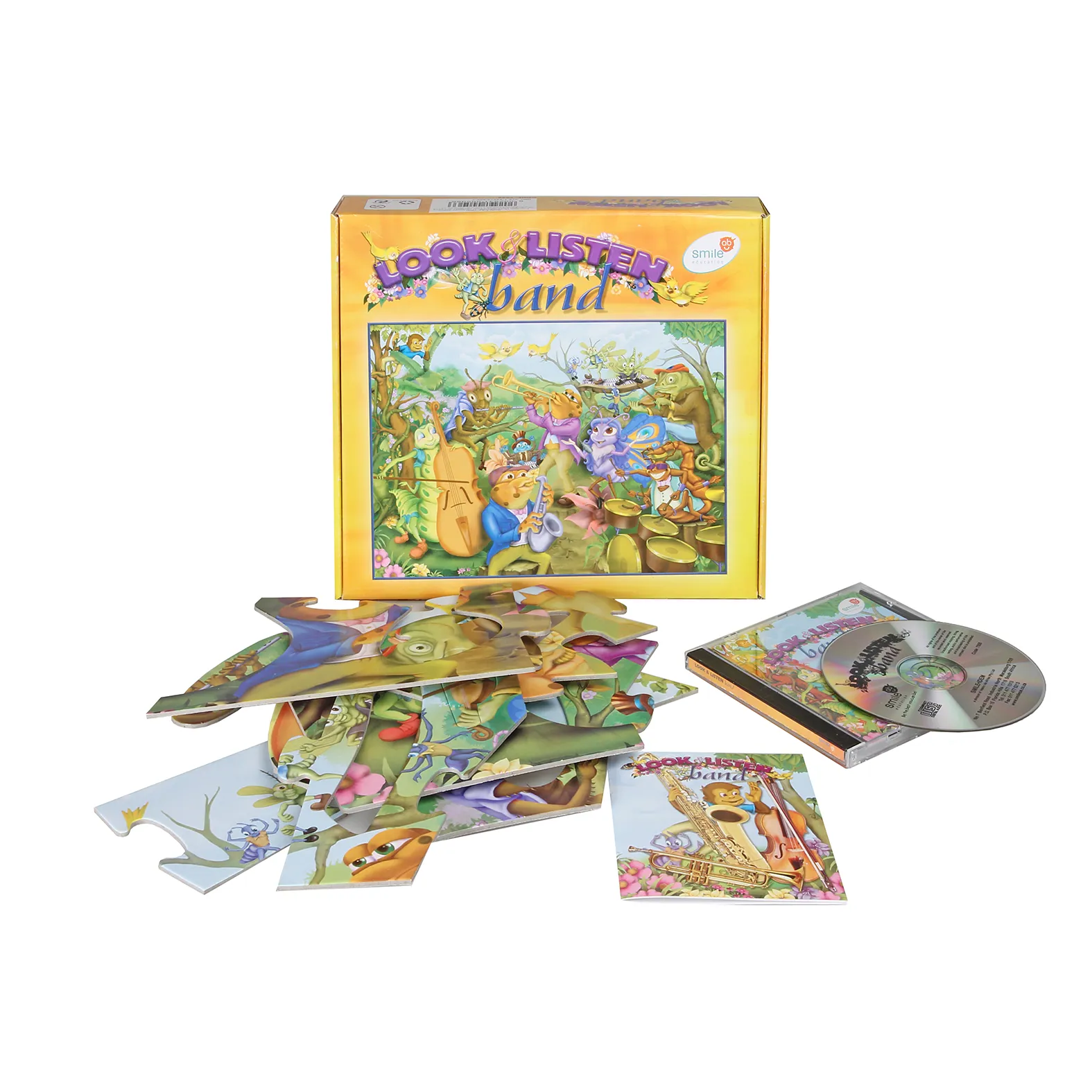 Puzzle Look n Listen Band CD 25pc