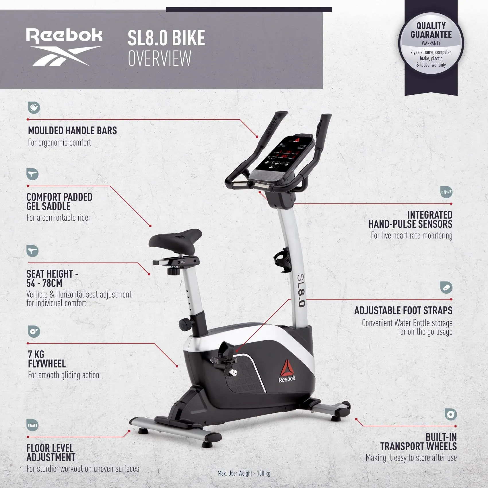 Reebok SL8.0 Exercise Bike