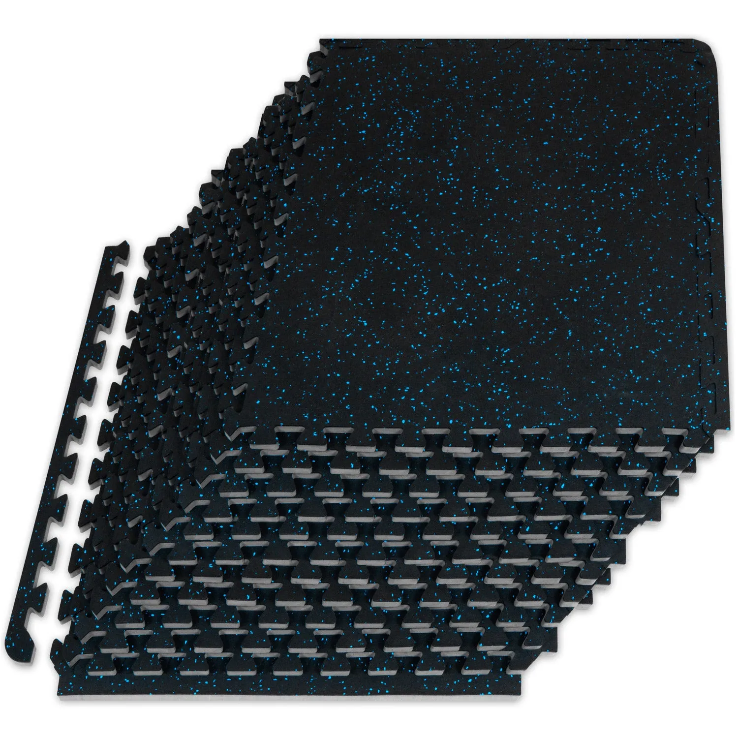 Rubber Top Exercise Puzzle Mat, 1/2-in