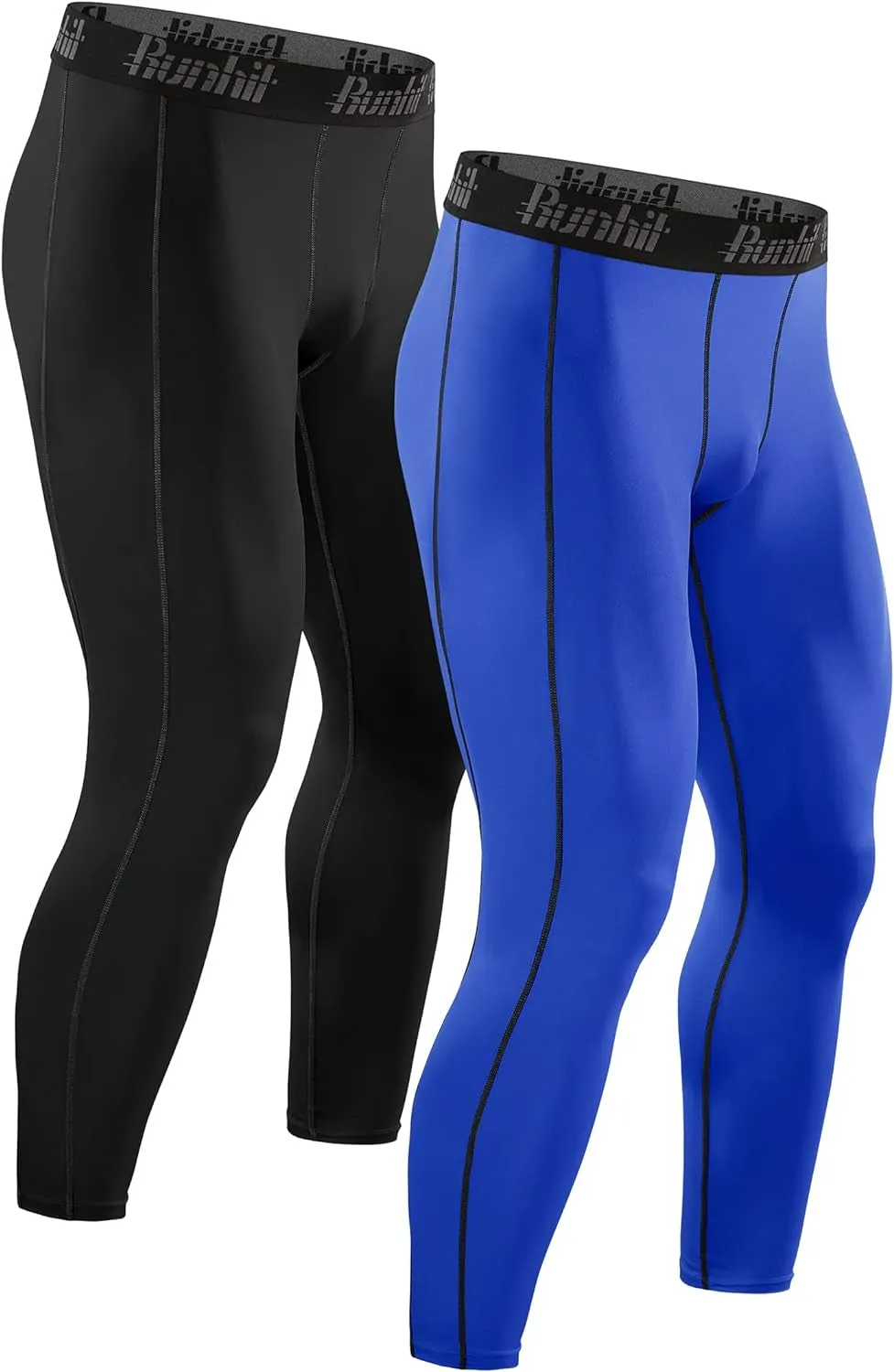 Runhit Compression Pants Men Running Tights Leggings Athletic Workout Gym Pants