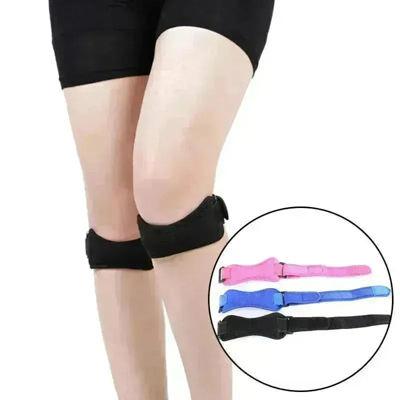 Running and Mountaineering Adjustable Exercise Patella Knee Band, Tendon strap