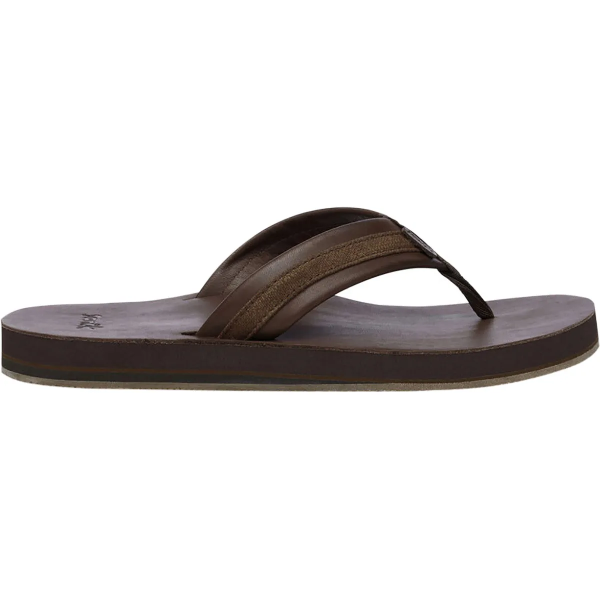 Sanuk Hullsome Leather ST Men's Sandal Footwear (Refurbished)