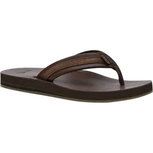 Sanuk Hullsome Leather ST Men's Sandal Footwear (Refurbished)