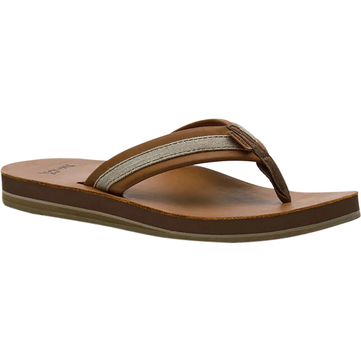 Sanuk Hullsome Leather ST Men's Sandal Footwear (Refurbished)