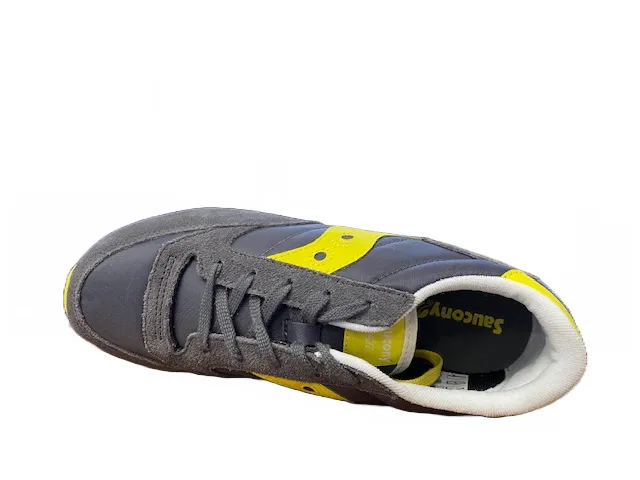 Saucony Originals scarpa sneakers da bambino Jazz SY59145 grigio giallo