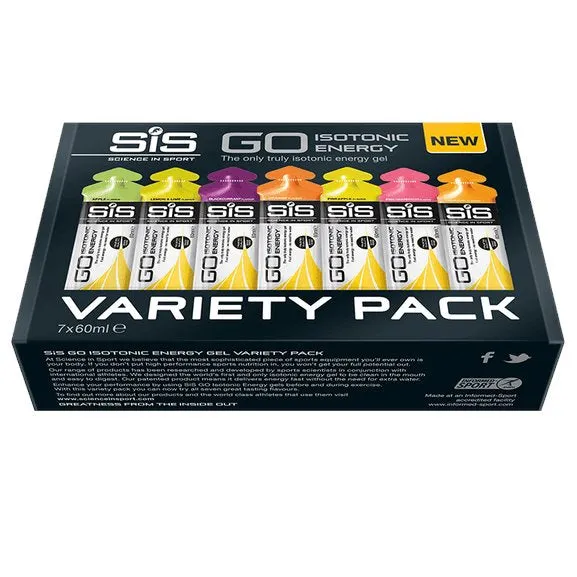 Science in Sport Gel Variety Pack Isotonic Mixed 7pk