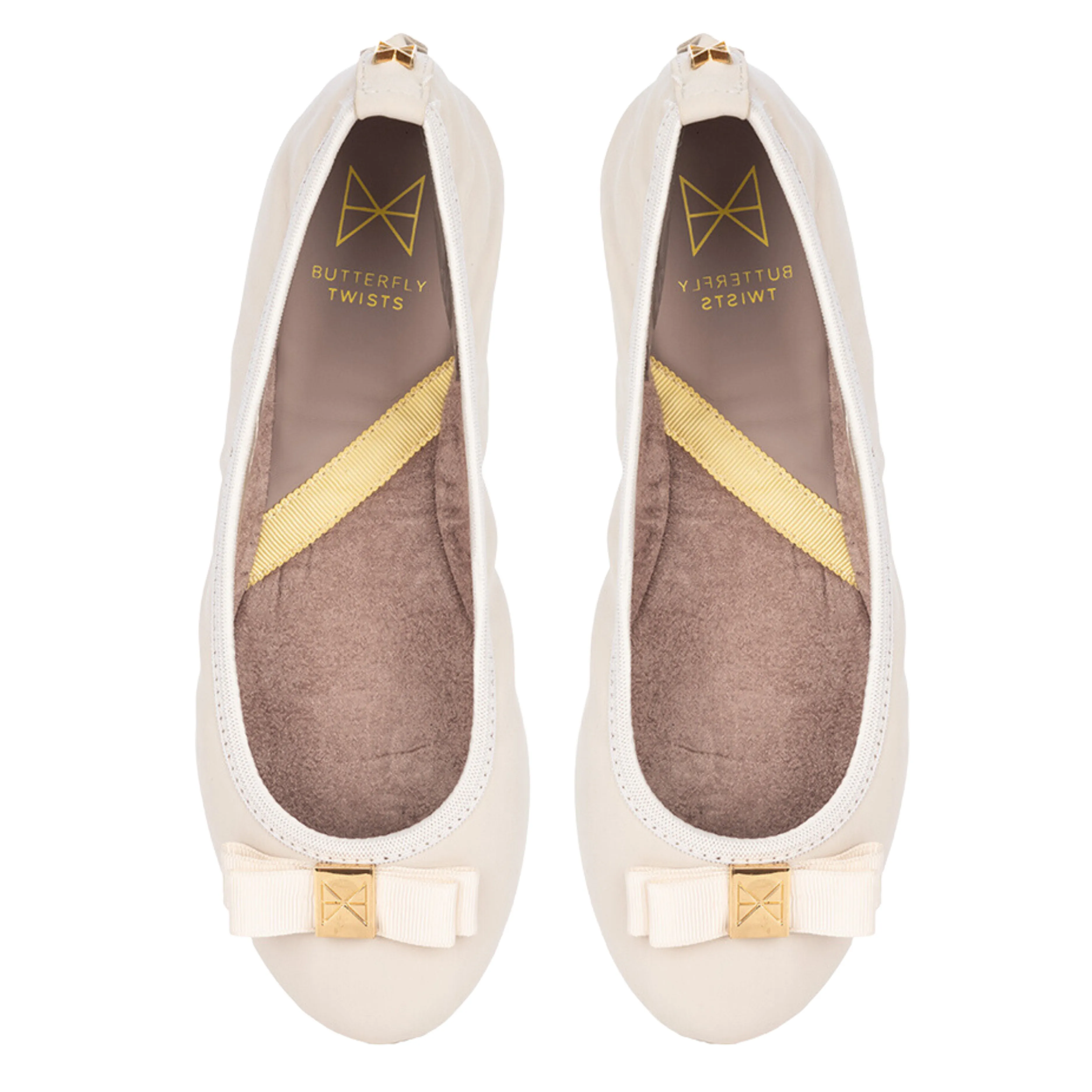 SHEA Ballet Flat Shoes - Ice White