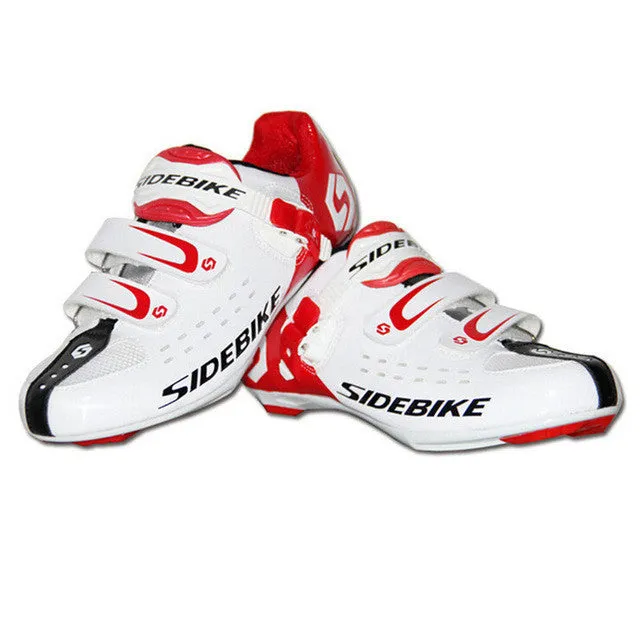 SIDEBIKE Men Cycling Shoes Sapatilhas Ciclismo Road Racing Shoes Zapatillas Ciclismo Anti-slip Road Bike Bicycle Cycling Shoes