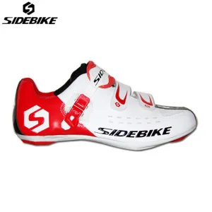 SIDEBIKE Men Cycling Shoes Sapatilhas Ciclismo Road Racing Shoes Zapatillas Ciclismo Anti-slip Road Bike Bicycle Cycling Shoes