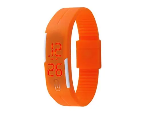 Silicone Digital LED Wrist Sport Watches for Women and Men