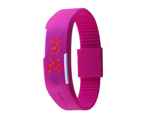 Silicone Digital LED Wrist Sport Watches for Women and Men