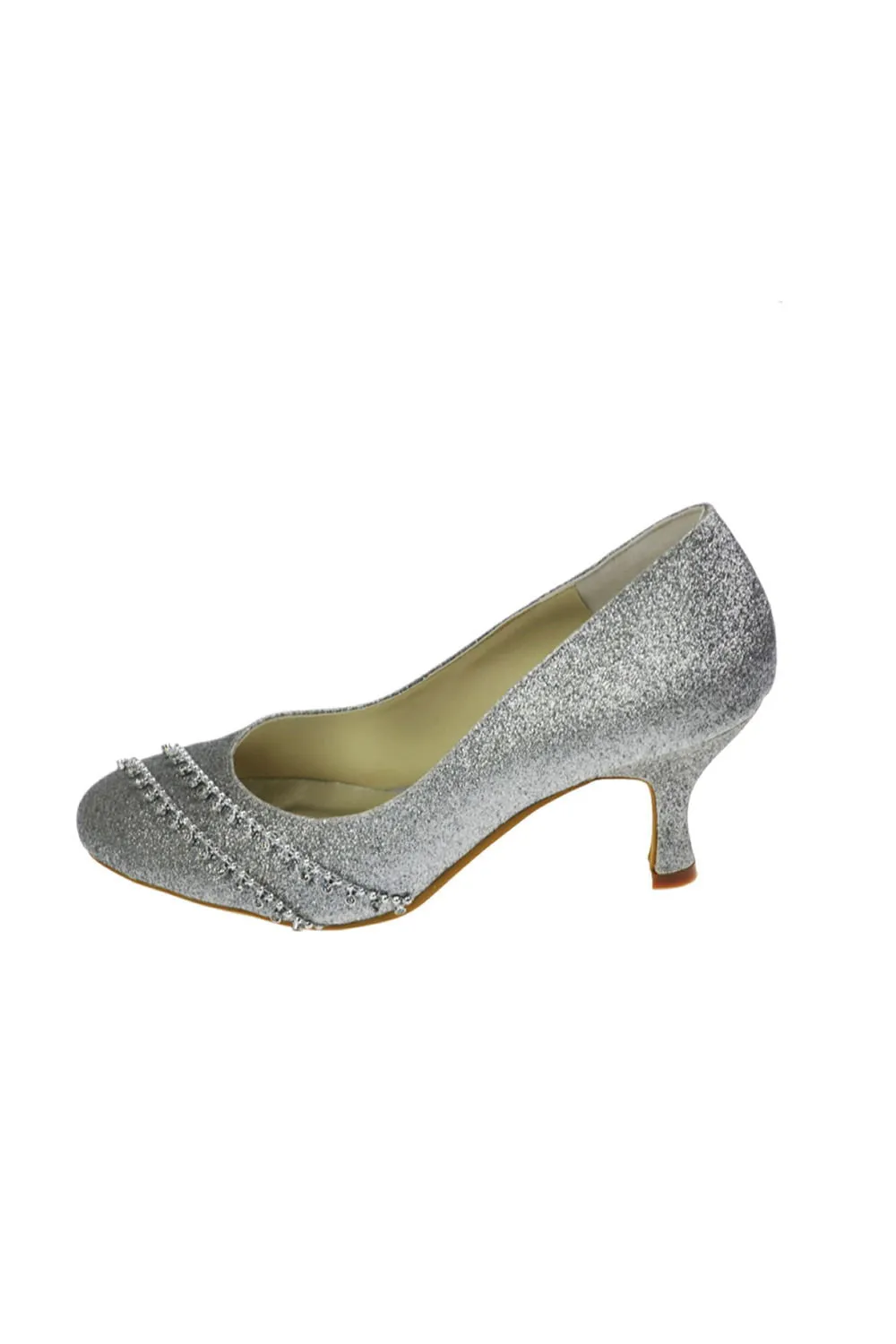 Sparkly Sequin Shiny Beading Handmade Shoes For Wedding S26