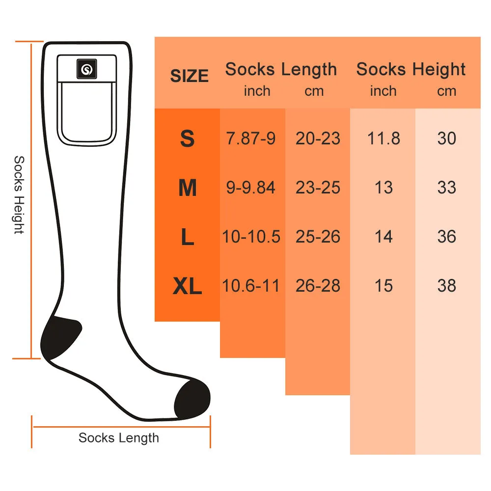 SS02B Heated Socks