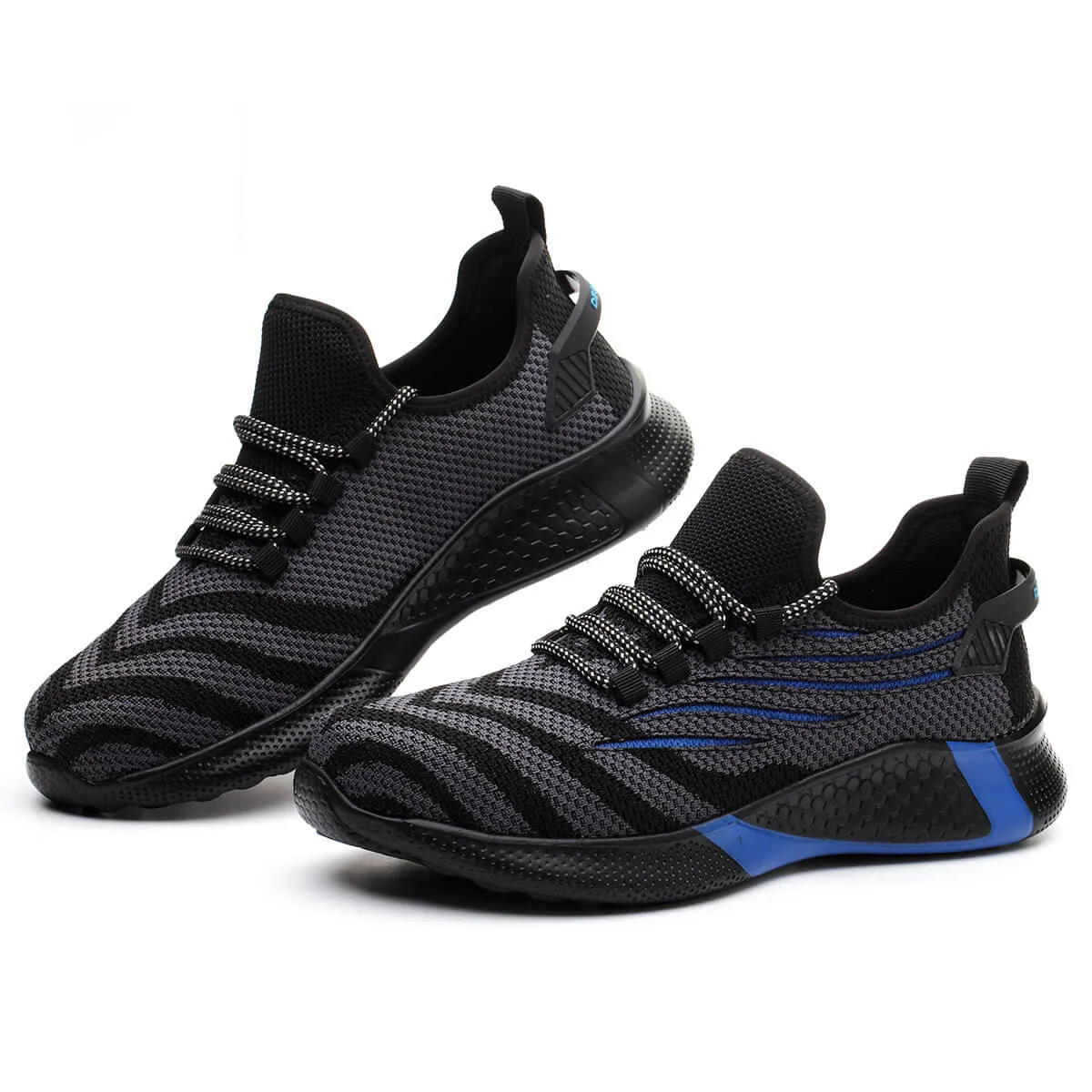 Steel Toe Sneakers for Men Women Lightweight Safety Shoes Comfortable Puncture Proof Slip On Indestructible Composite Work Shoe