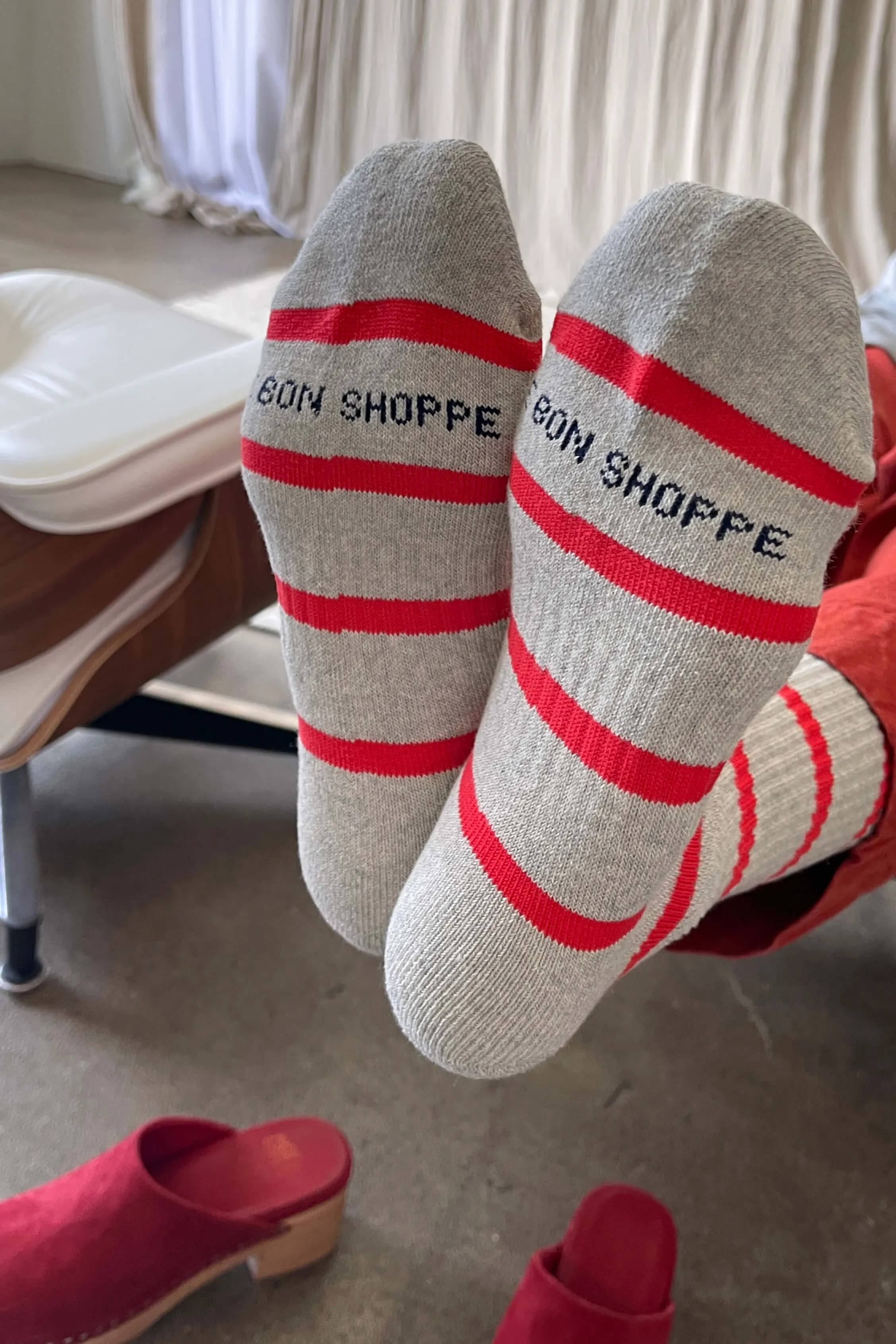 Striped Boyfriend Socks | Various Colours | by Le Bon Shoppe