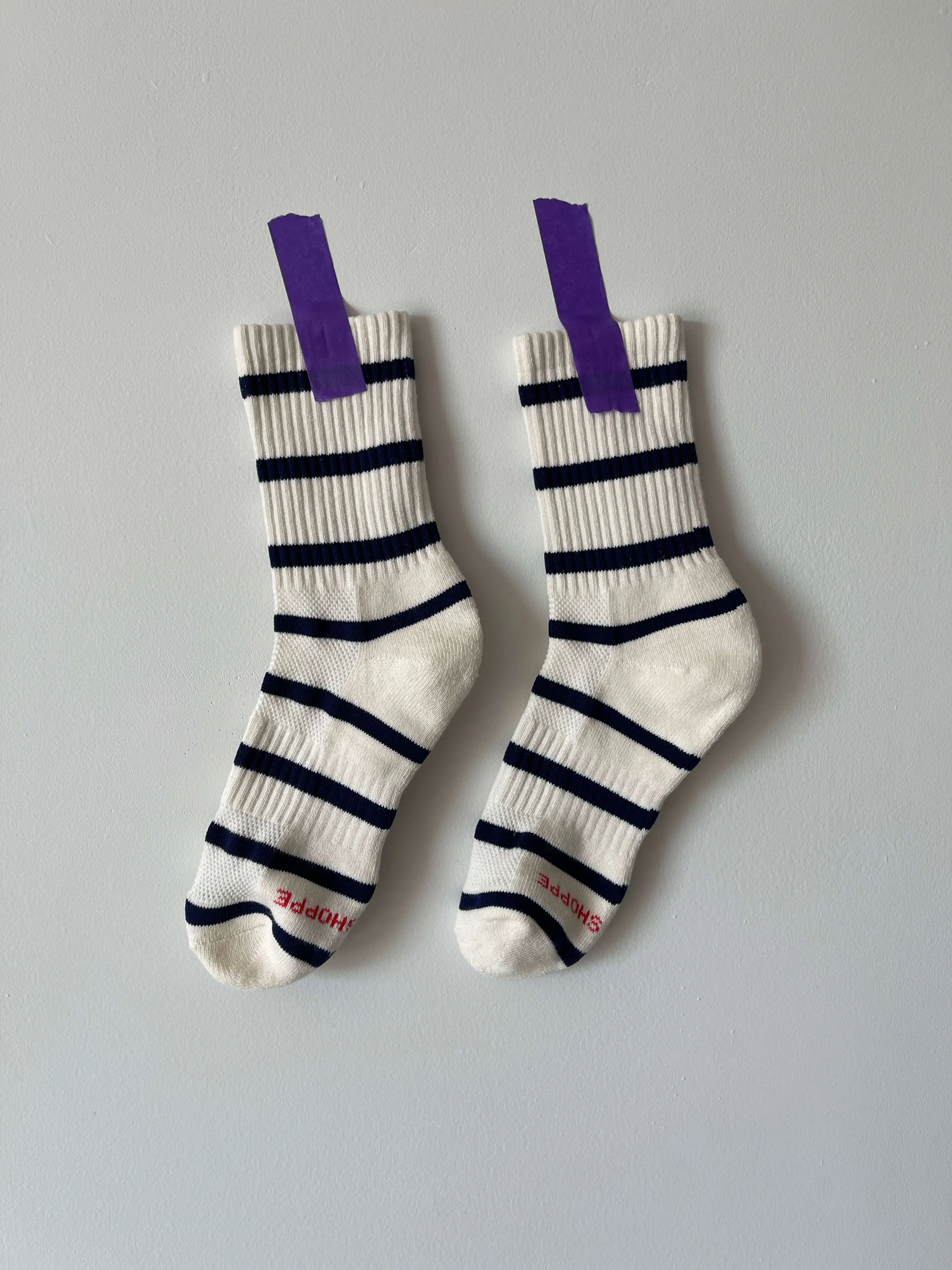 Striped Boyfriend Socks | Various Colours | by Le Bon Shoppe