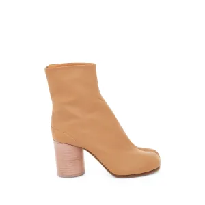 Tabi Ankle Boots 8cm Heel in Nude