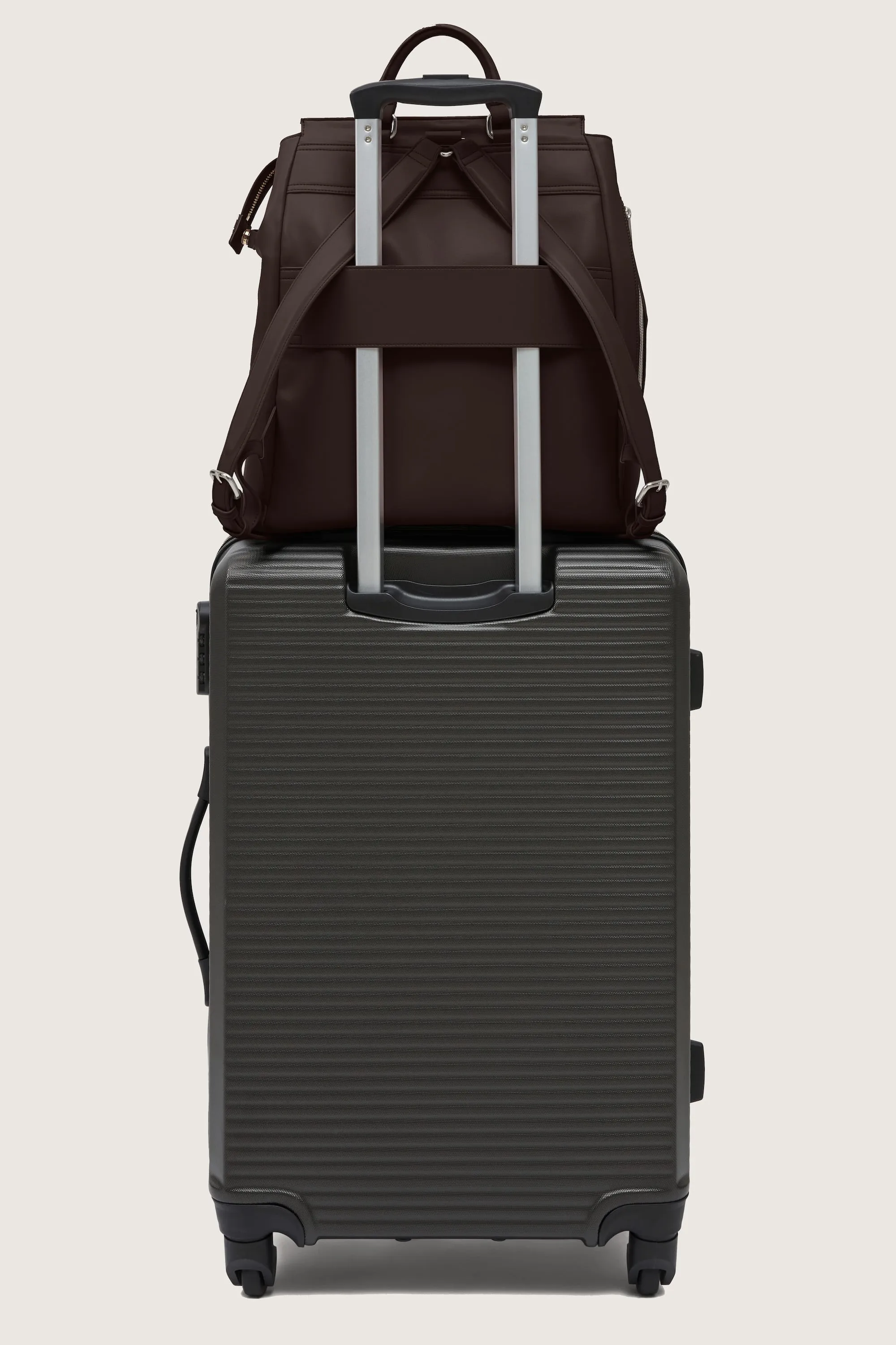 The Charli Backpack - Chocolate Brown