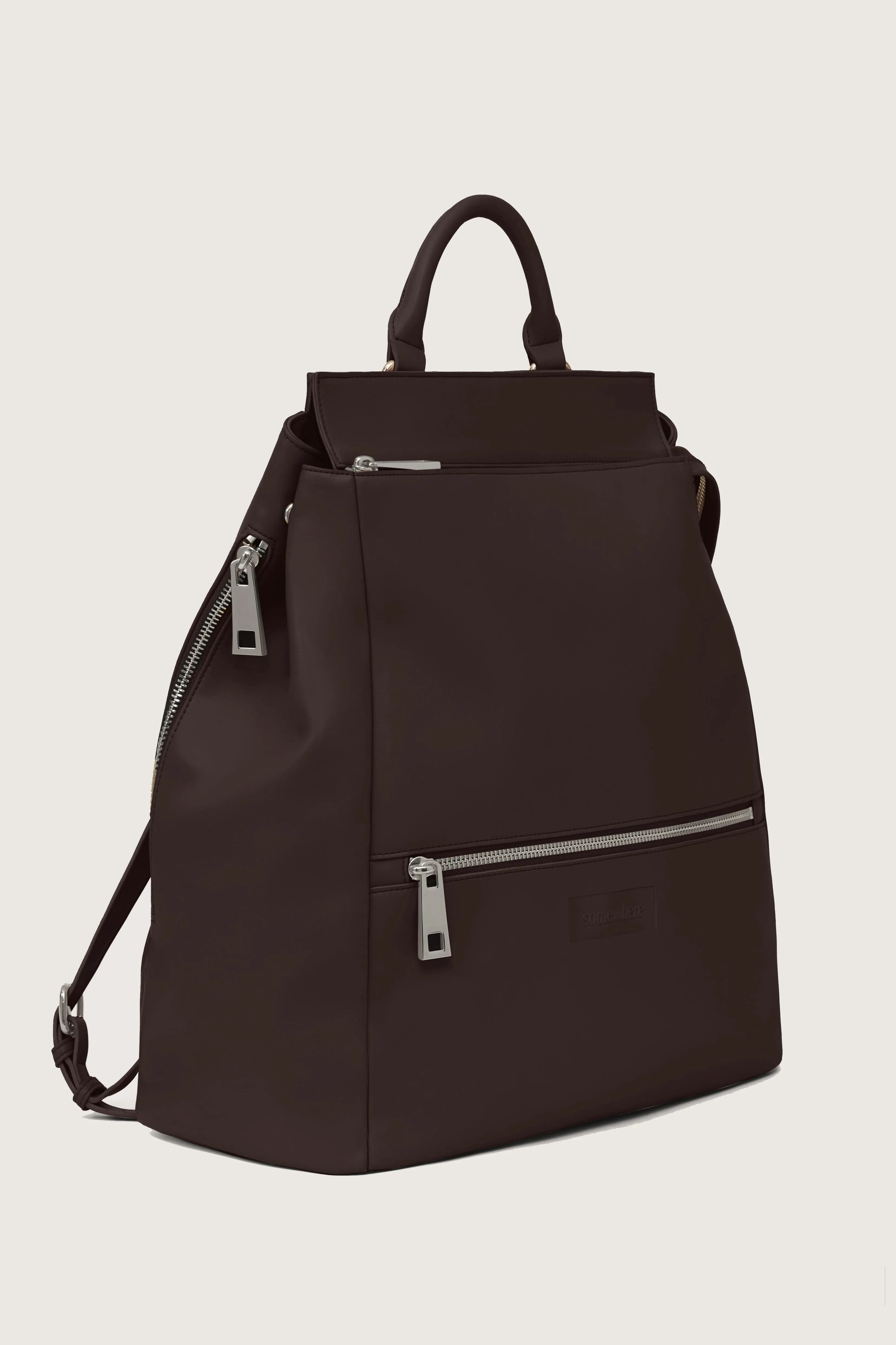 The Charli Backpack - Chocolate Brown