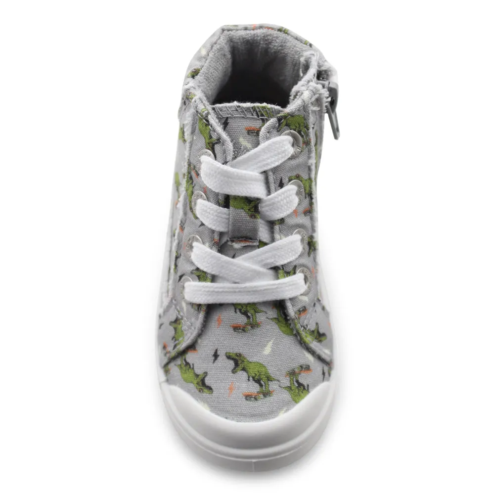 Toddler Vepper-TB in Gray Dino Hustle by Blowfish