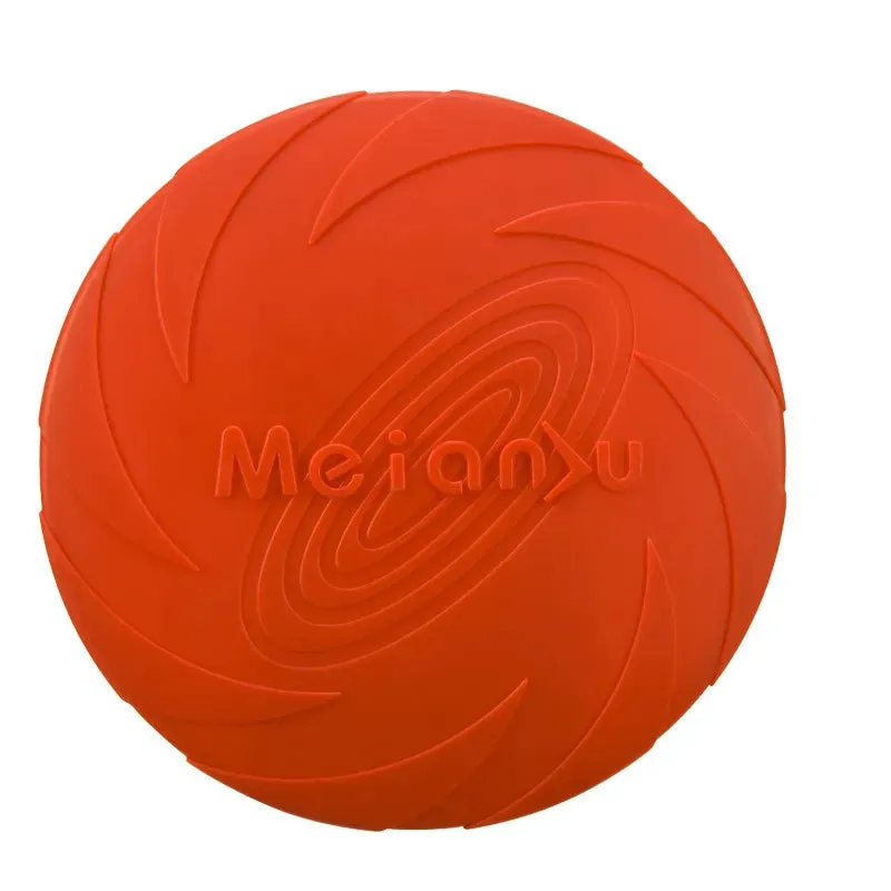 Ultra Durable Flying Frisbee for Dogs - Bite-Proof Rubber, Interactive Toy in 3 Sizes for Safe Outdoor Play