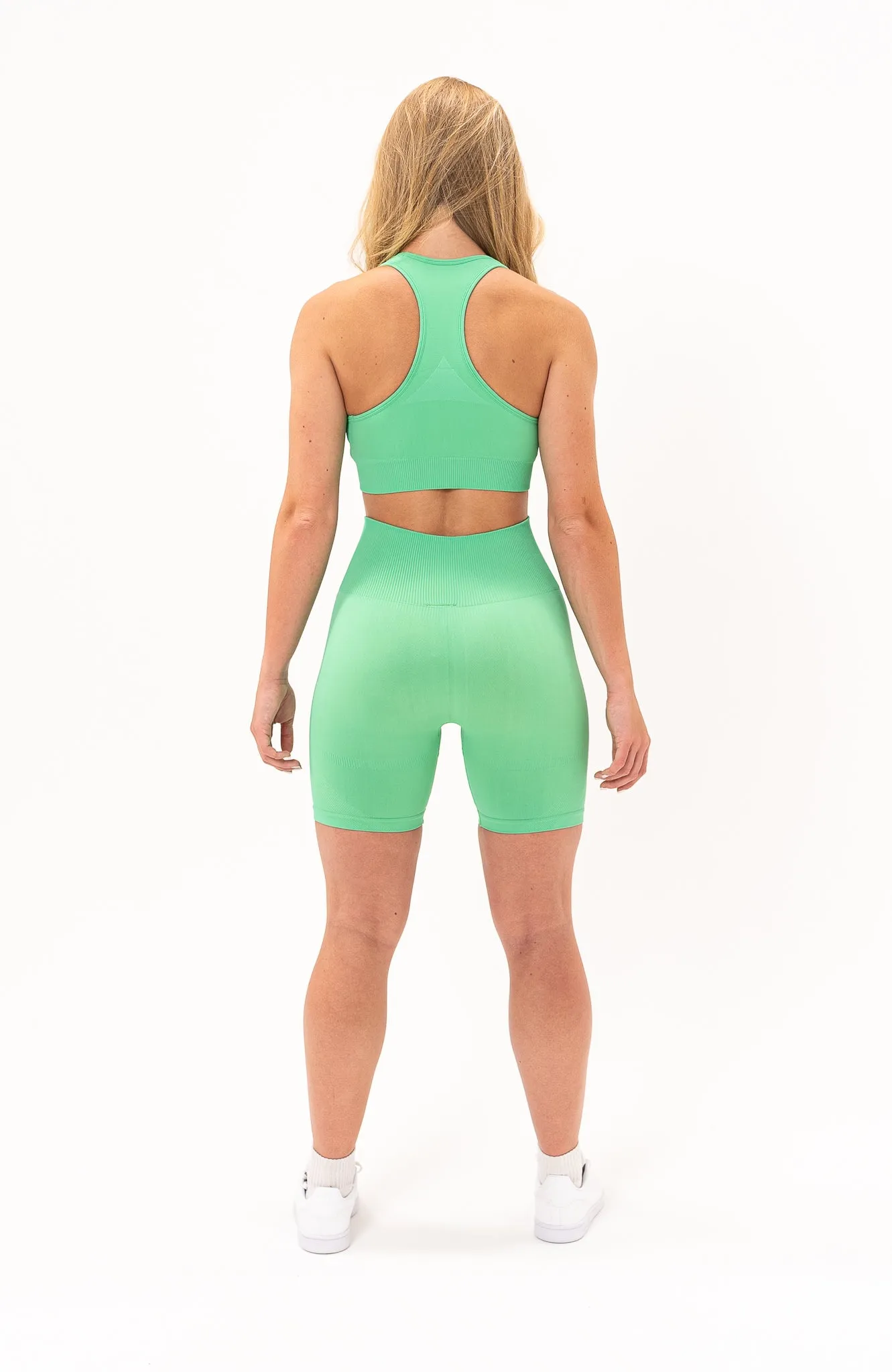 Unlimited Seamless Shorts & Sports Bra Set - Mint