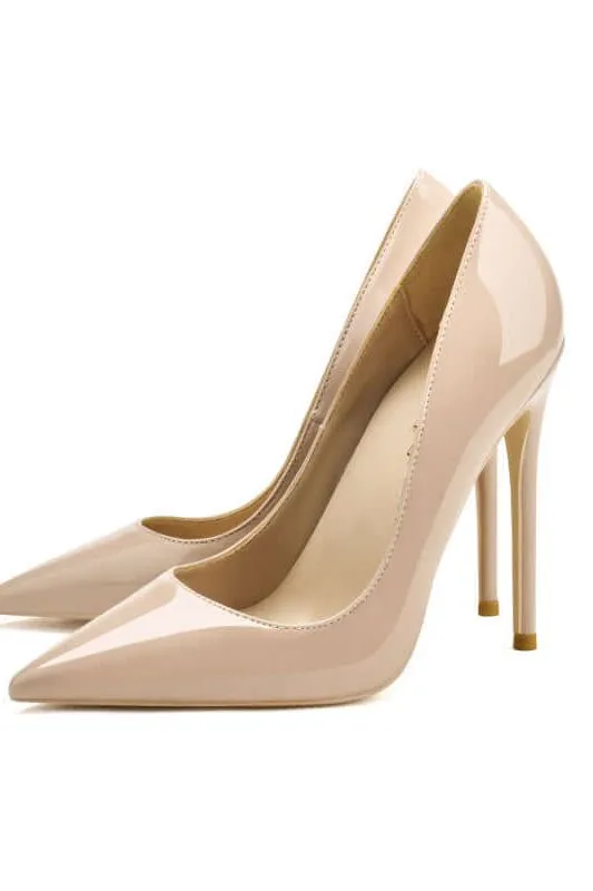 Up to 12CM pointed stiletto high heels shoes