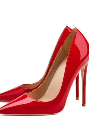 Up to 12CM pointed stiletto high heels shoes