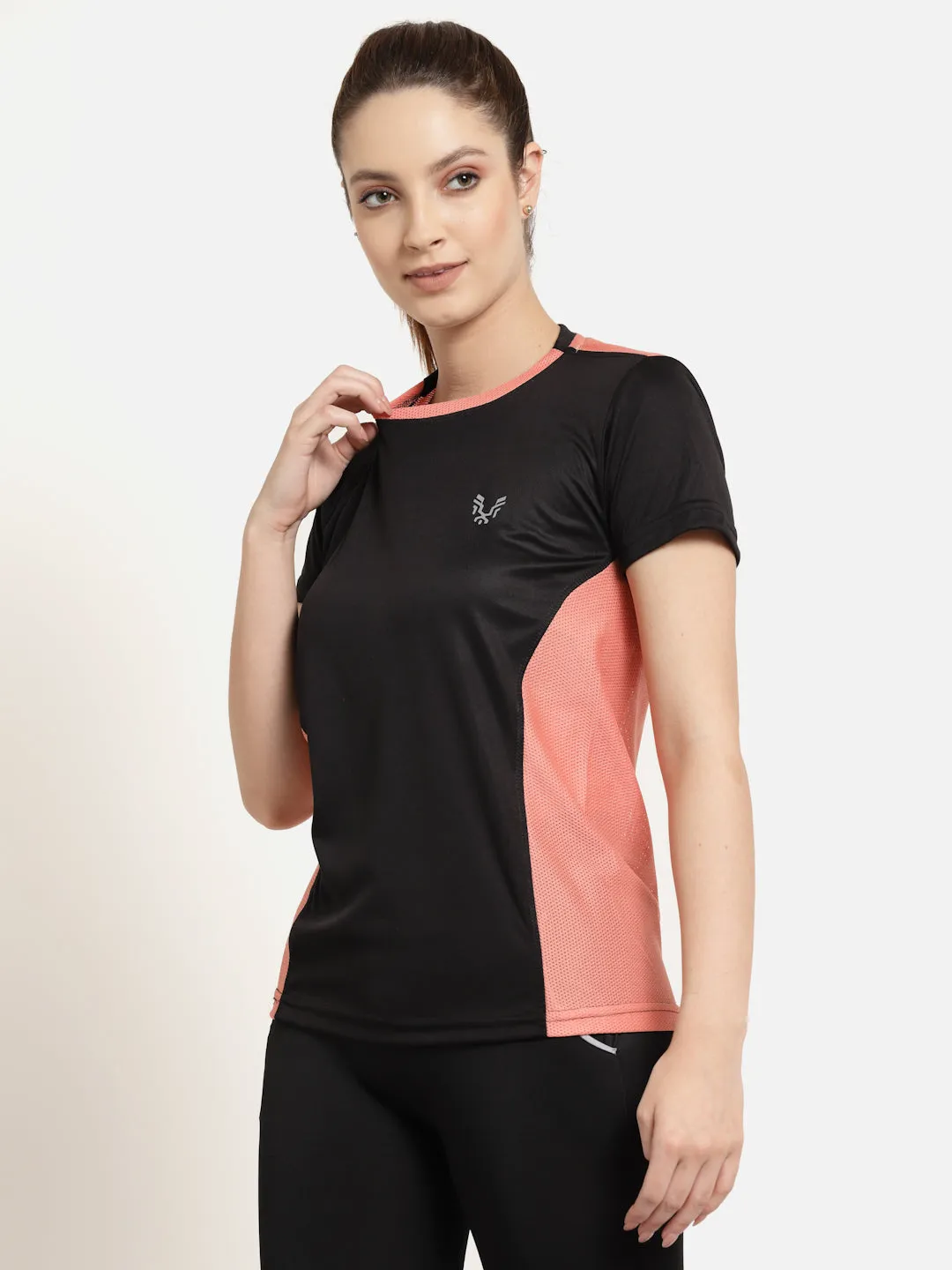 UZARUS Women's Regular Fit Yoga Jogging Running Top Sports Gym T-Shirt