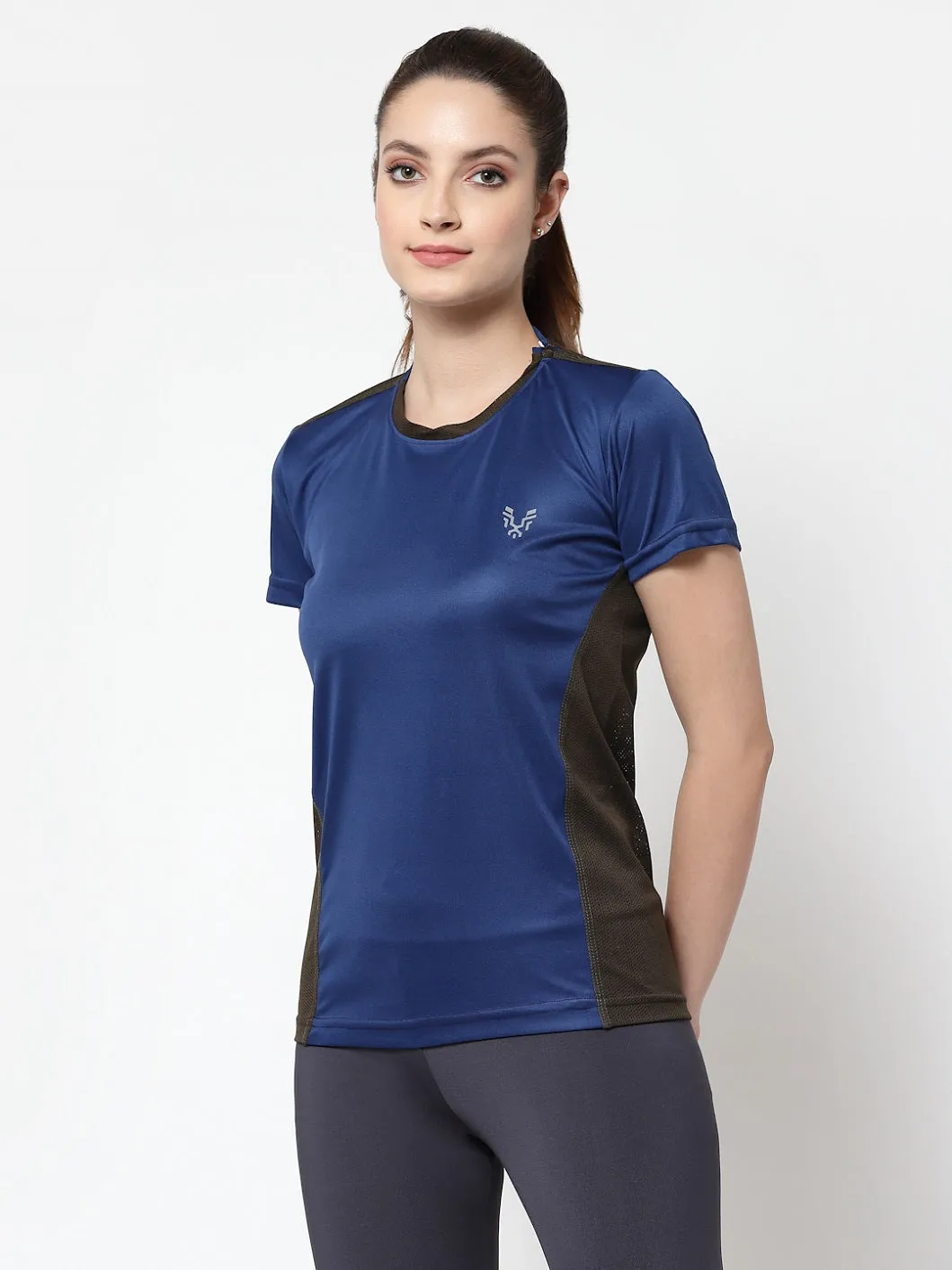 UZARUS Women's Regular Fit Yoga Jogging Running Top Sports Gym T-Shirt