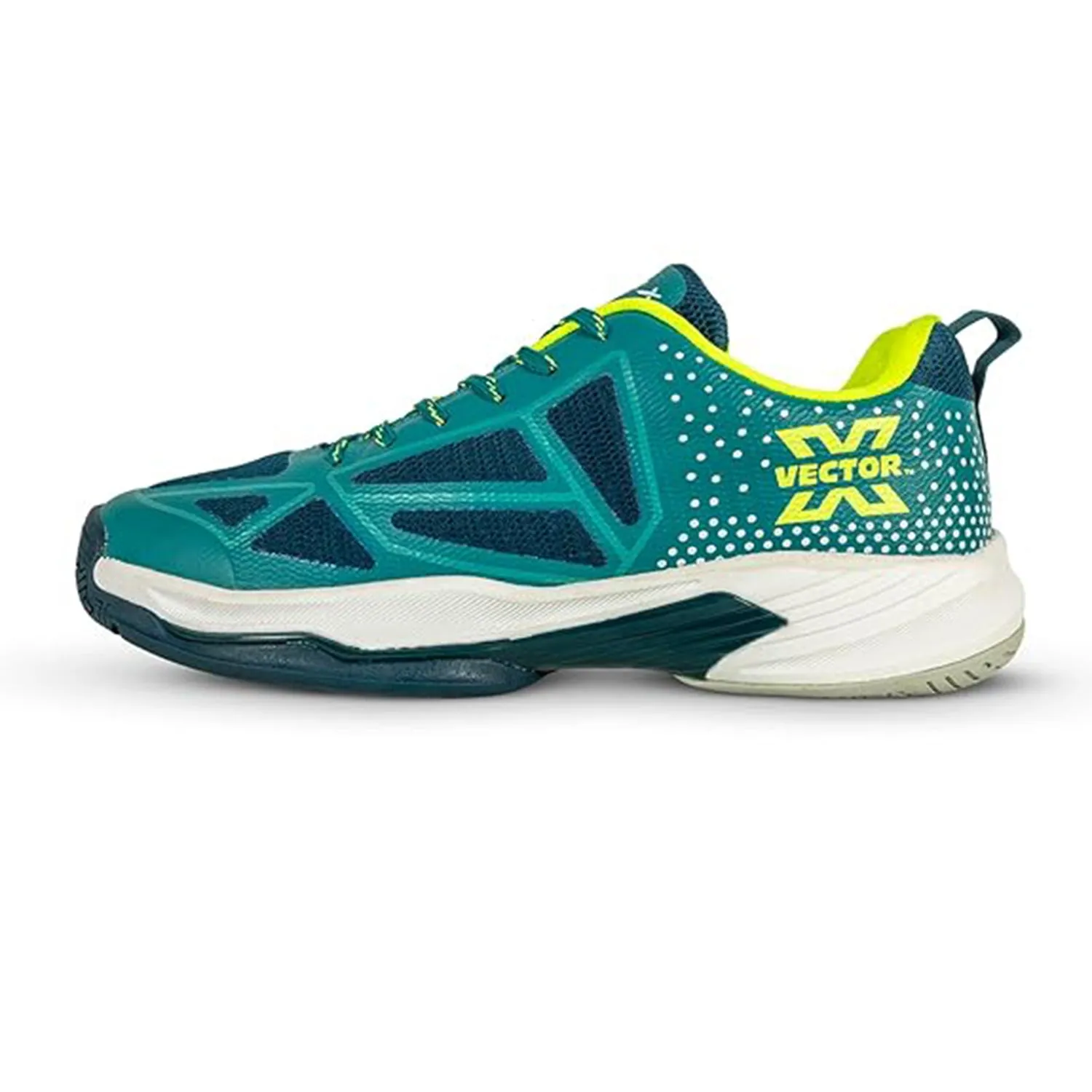 VECTOR X SUPERNOVA Badminton Shoes for Men – Lightweight Mesh, TPU Film, Teal Green – Non-Marking Sole for Indoor & Outdoor Play