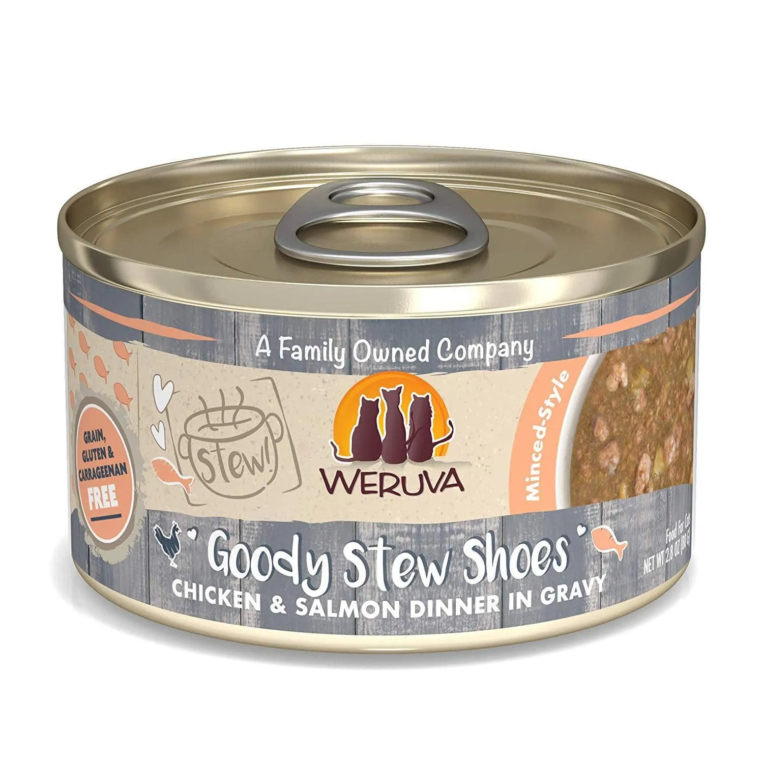 Weruva Classic Cat Stews! Grain-Free Natural Wet Cat Food Cans