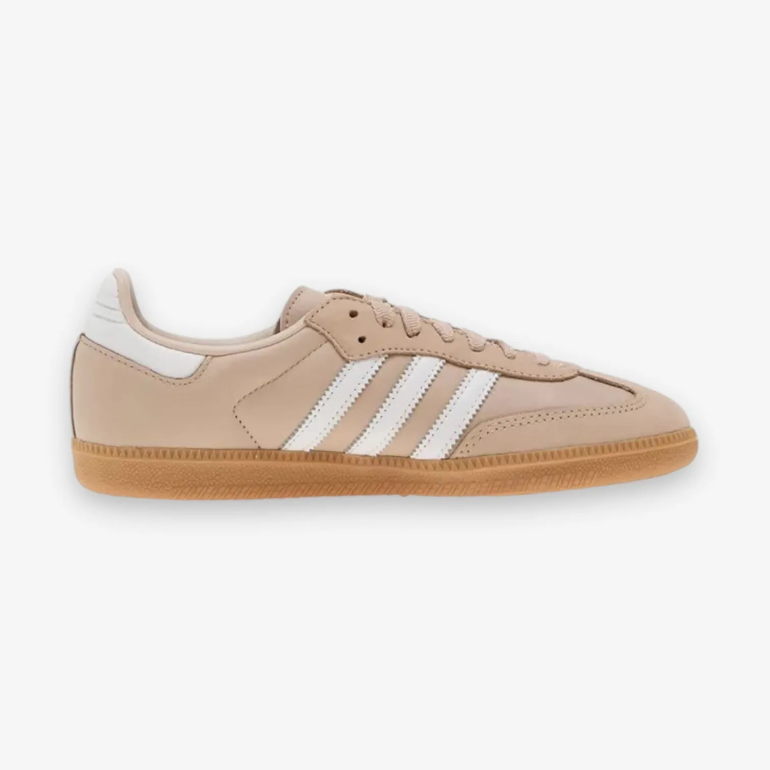 Women's Adidas Samba OG White Taupe Gold IE6523