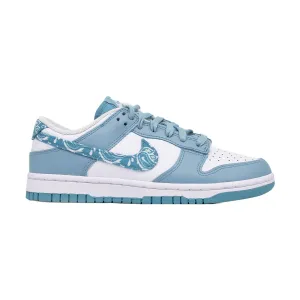 Women's Nike Dunk Low, Blue Paisley