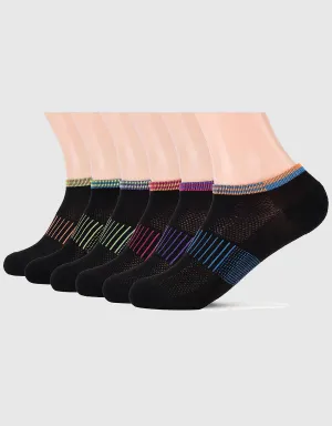 Womens No-Show Athletic Sport Socks 6 Pack